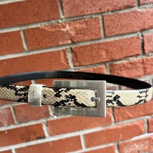 Perry Ellis genuine snakeskin belt